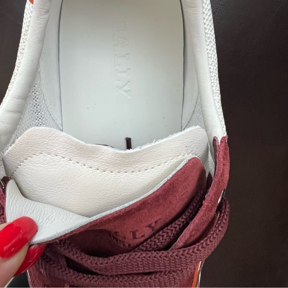 ❤️SOLD❤️ New! BALLY Demmy Mesh & Leather Low Top Sneakers - Picture 14 of 16